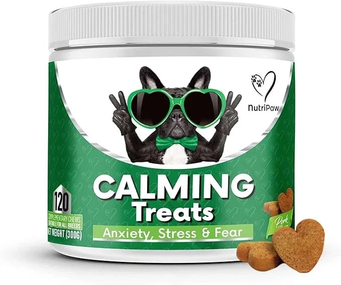 Dog Calming Treats Stress Relief Pork Flavoured 120 Count