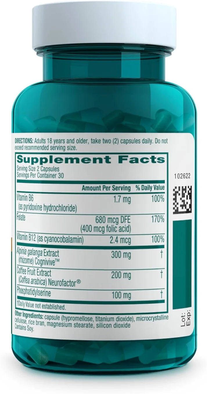 NEURIVA Brain Health Ultra Mental Alertness Supplement 60 Capsules