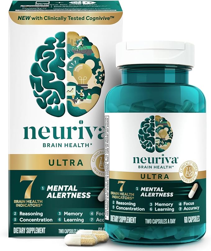 Neuriva Ultra Brain Health Support Supplement 60 Capsules