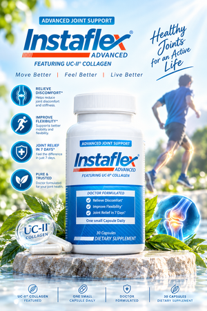 Instaflex Advanced Joint Support Supplement - Turmeric, Resveratrol, Boswellia Serrata Extract, BioPerine, UC-II Collagen- 30 Count