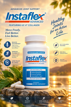 Instaflex Advanced Joint Support Supplement - Turmeric, Resveratrol, Boswellia Serrata Extract, BioPerine, UC-II Collagen- 30 Count