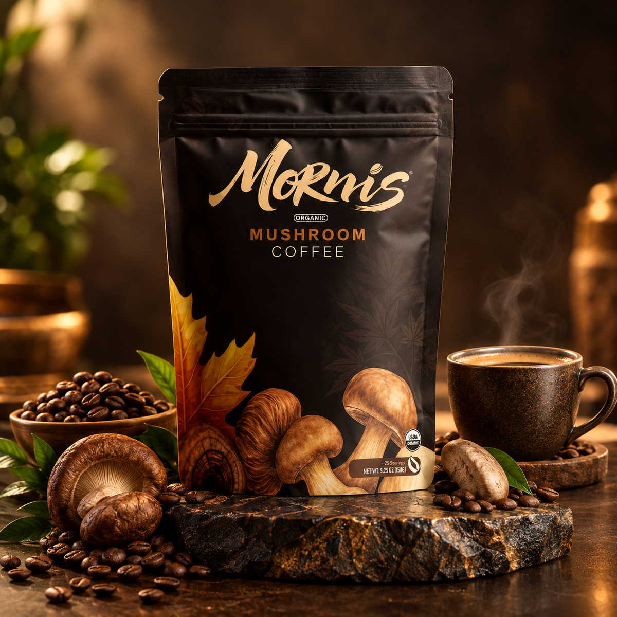 Mushroom Coffee — Energy & Focus Support