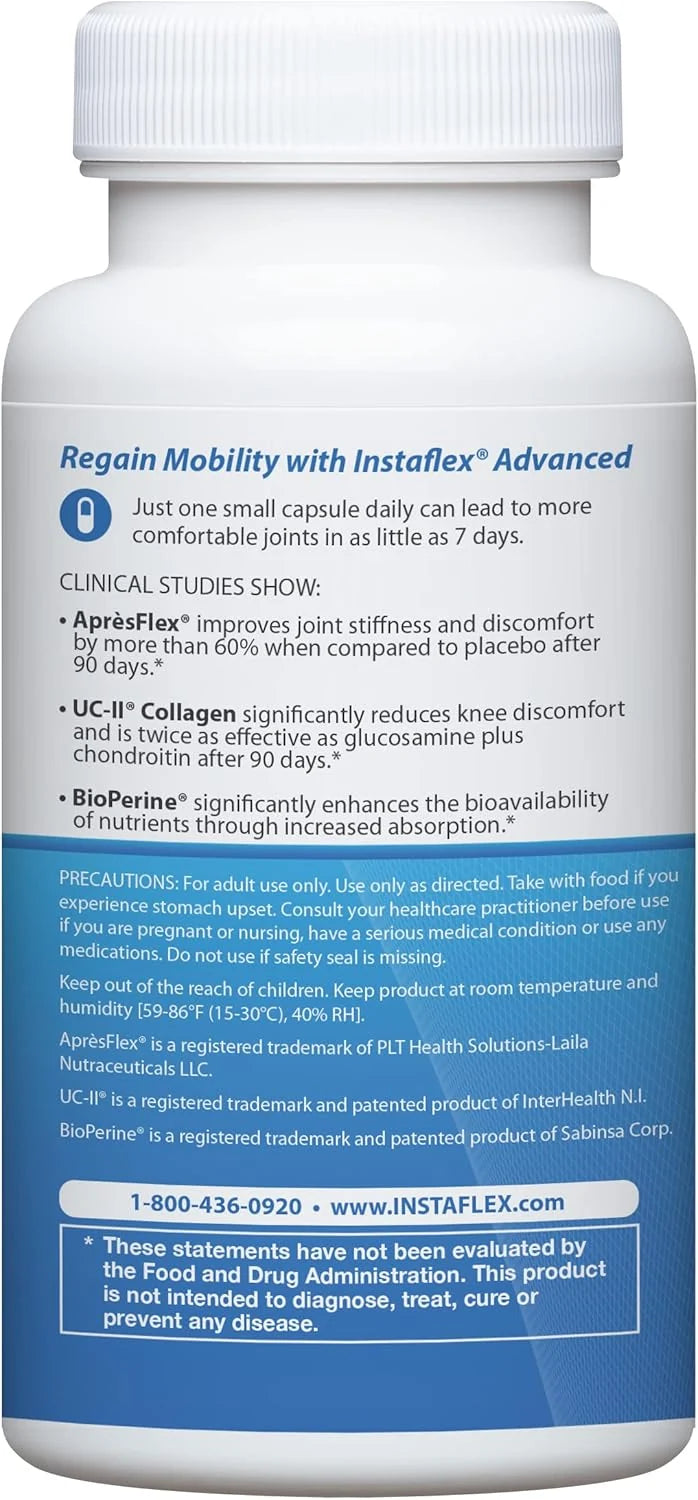 Instaflex Advanced Joint Relief Supplement - 30 Count
