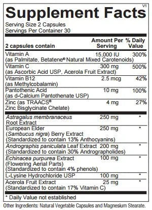 Viracid Immune Support Supplement 60 Capsules