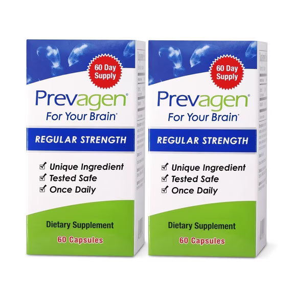 Prevagen Regular Strength 10mg Supplement 60 Capsules 2 Pack