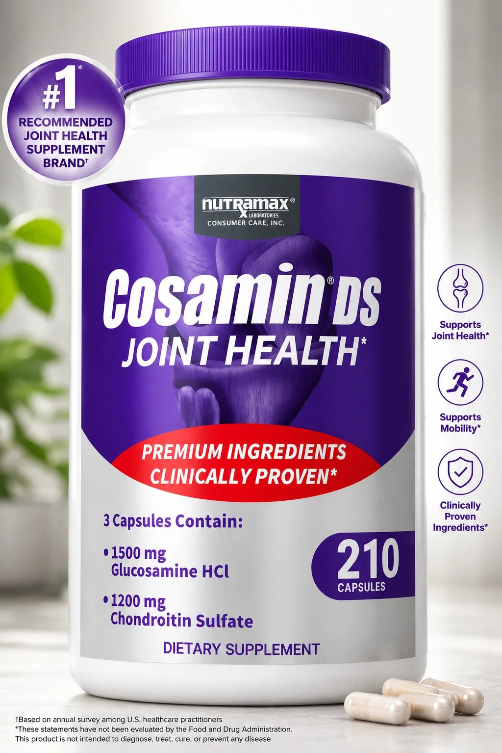 Cosamin DS Joint Health Dietary Supplement 210 Capsules