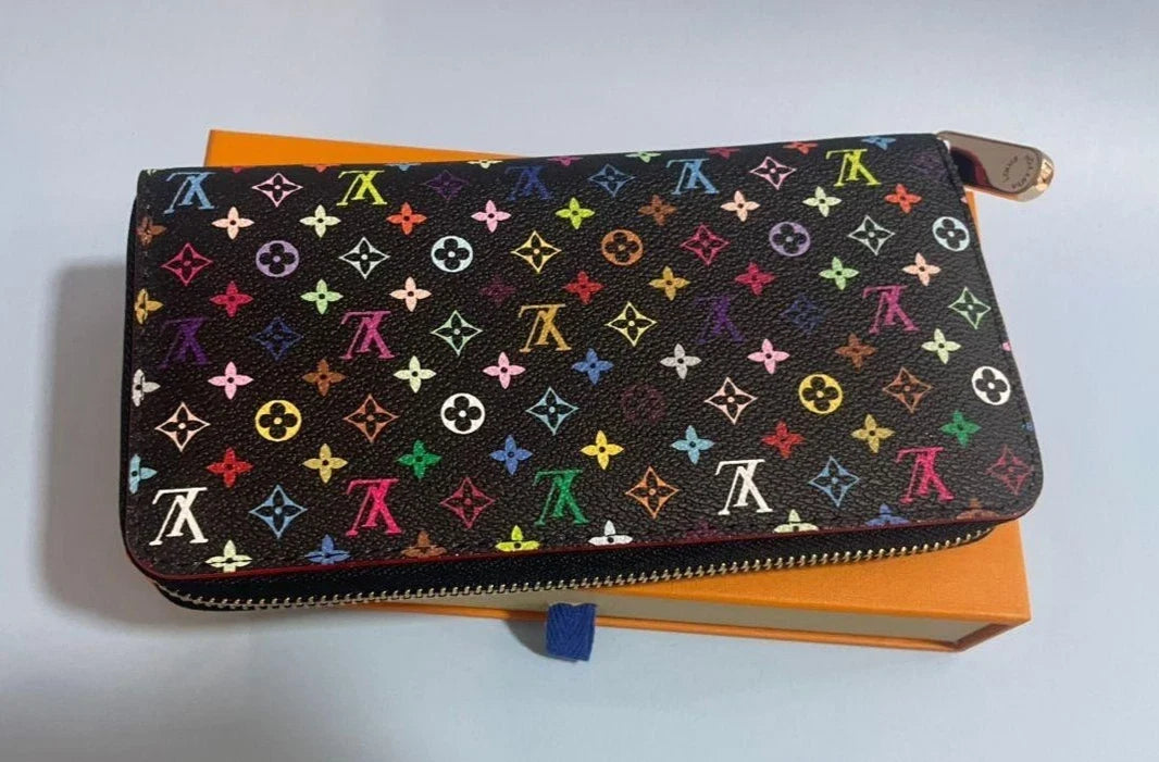 Louis Vuitton Monogram Multicolore Takashi Murakami Zippy Wallet