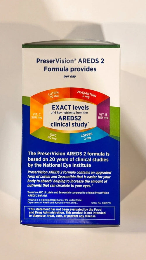 Bausch + Lomb PreserVision AREDS 2 Eye Vitamin 210 Mini Softgels