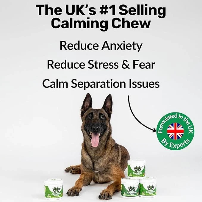 Dog Calming Treats Stress Relief Pork Flavoured 120 Count