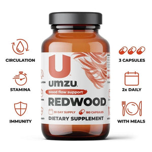 UMZU Redwood Nitric Oxide Booster Supplement 30-Day Supply