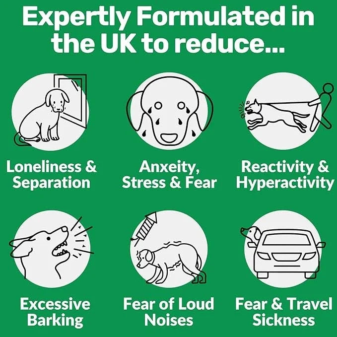 Dog Calming Treats Stress Relief Pork Flavoured 120 Count