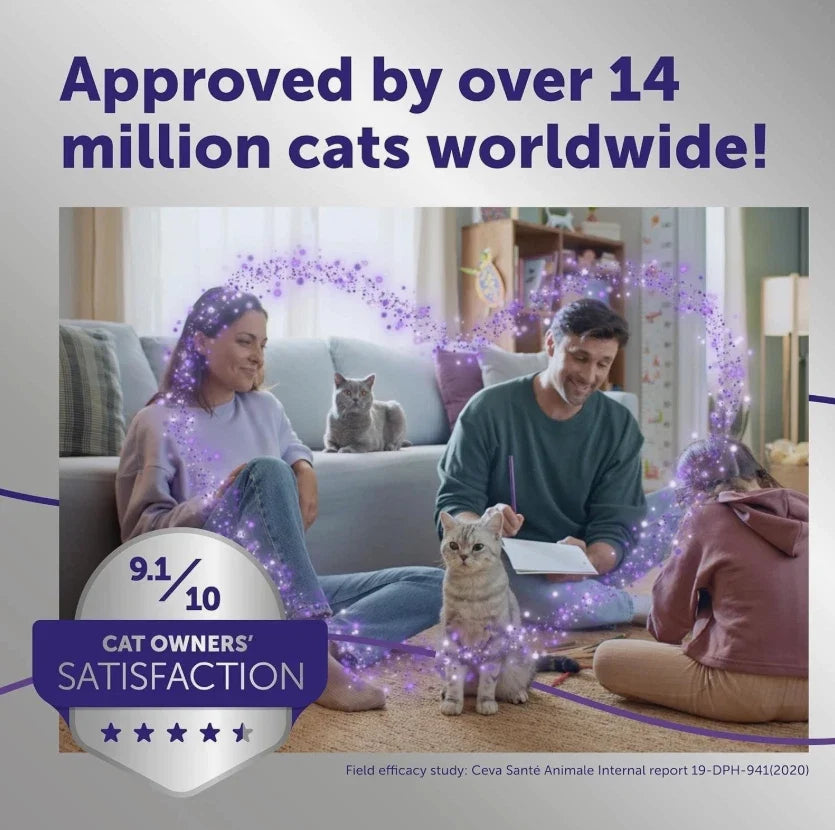 FELIWAY Optimum 30 Day Cat Calming Diffuser Refill 3 Pack 48ml