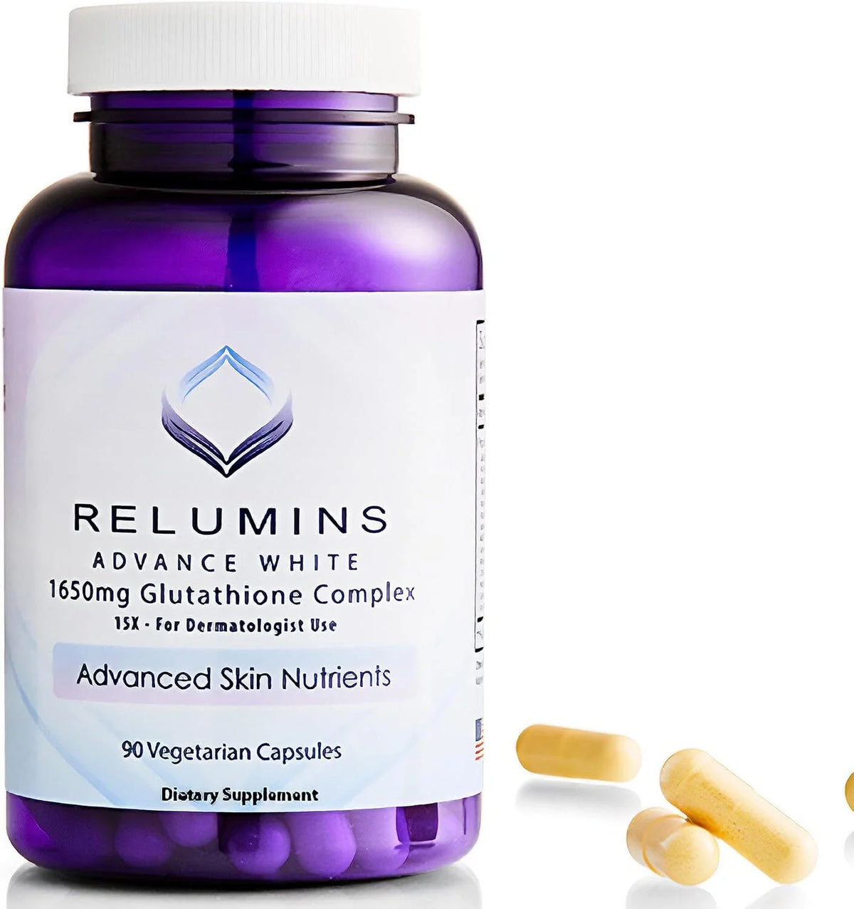 Relumins Reduced Glutathione Complex 1650mg Supplement 90 Capsules