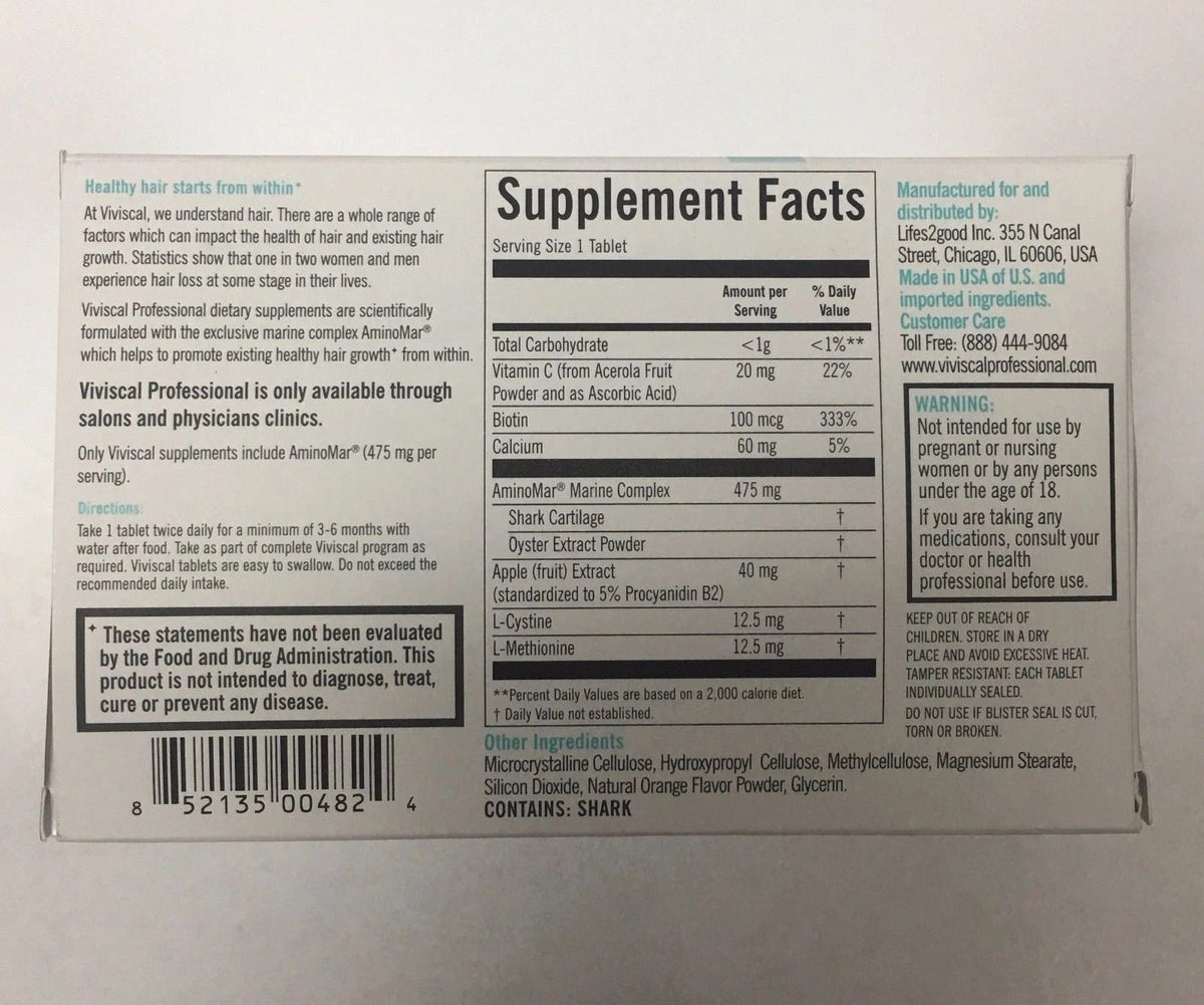 Viviscal Pro Hair Growth Supplement 180 Tablets